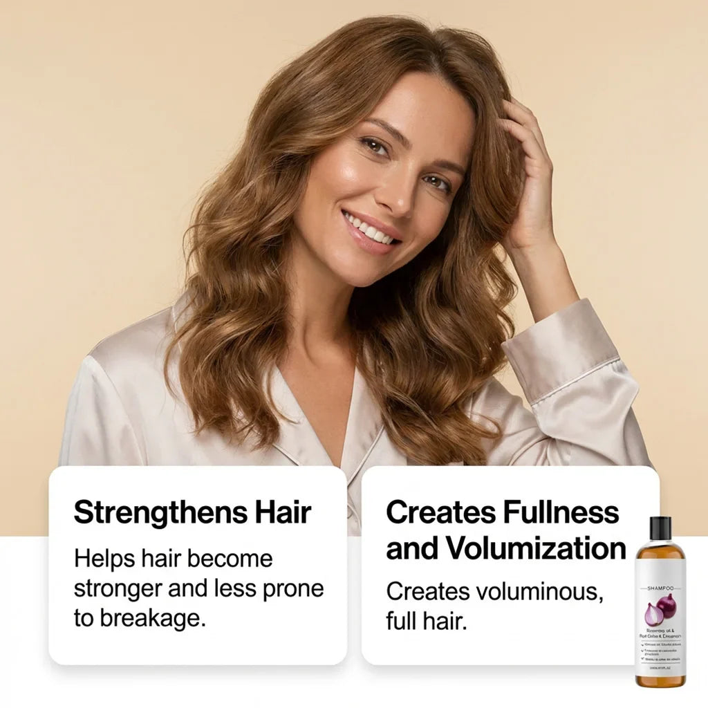 Red Onion & Rosemary Shampoo for Hair Growth & Hair Loss