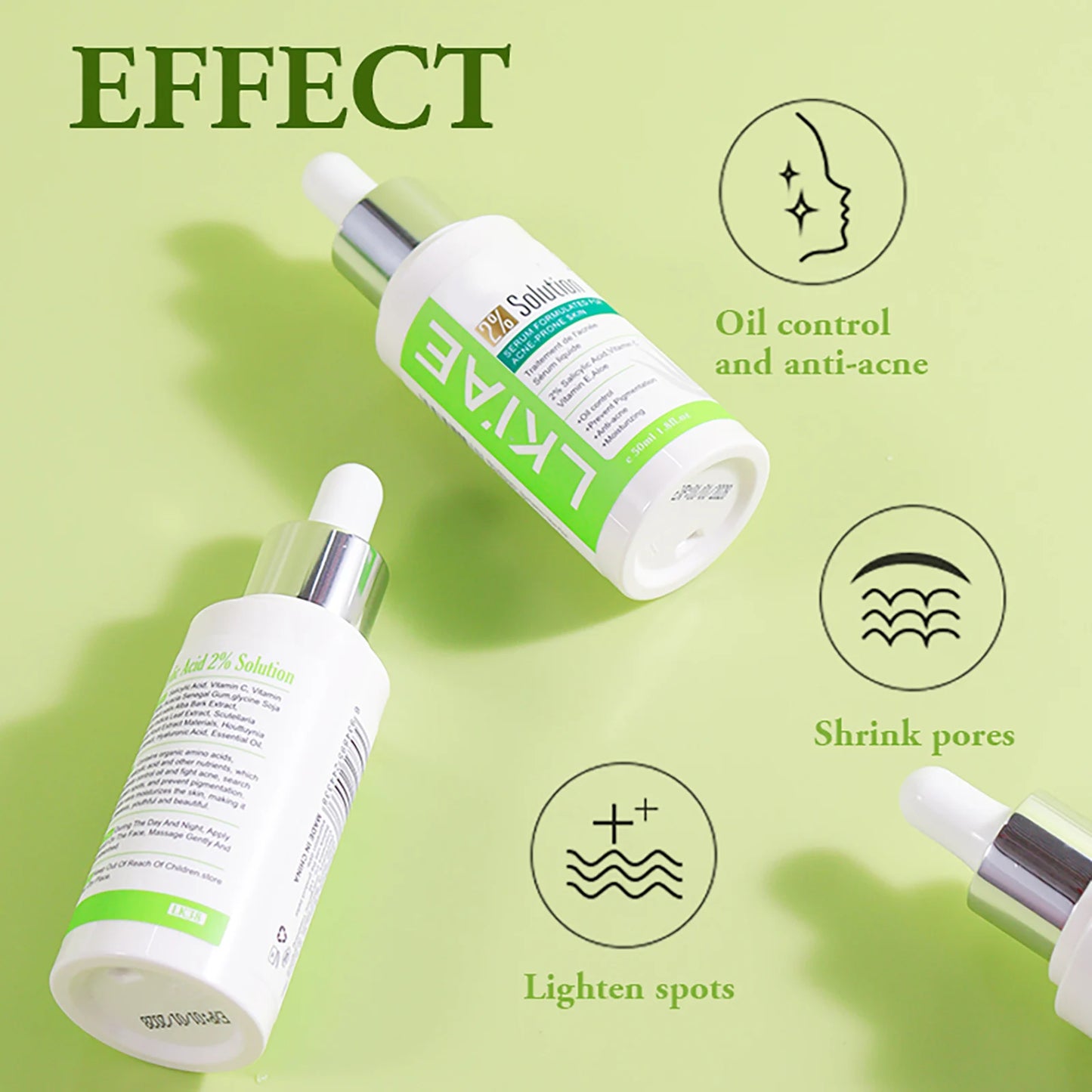 AILKE Aloe Vera Brightening Face Serum – Vitamin C & E, 50ml