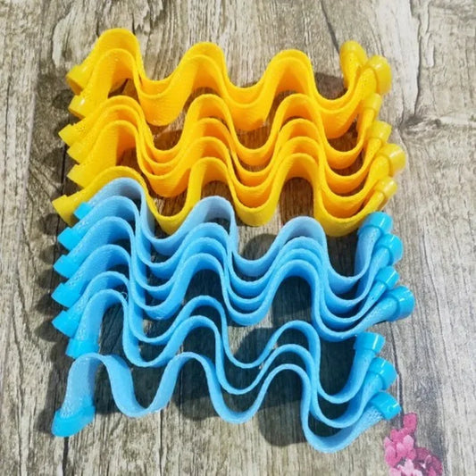 2sets DIY Hairstyle Portable Beauty Makeup Hair Styling Tools 24PCS Durable Roller Sticks Magic Hair Curler 25 30 45 50 65CM Peaceful Pleasures Health and Wellness
