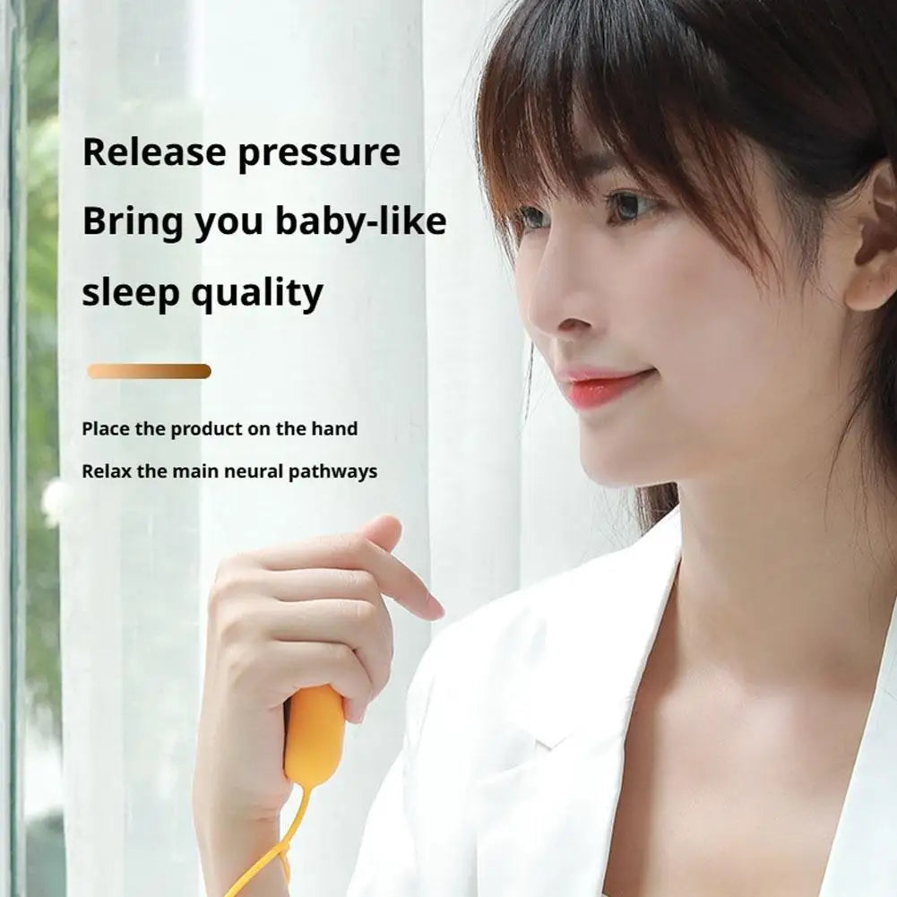 1Pcs Handheld Sleep Aid Device Rechargeable Relieve Anxiety Stress Quick Sleep Aid Handheld Sleep Device Intelligent Calming Peaceful Pleasures Health and Wellness