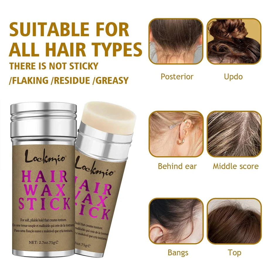 LOCKMIO Hair Wax Stick – Anti-Frizz Flyaway Control 16g