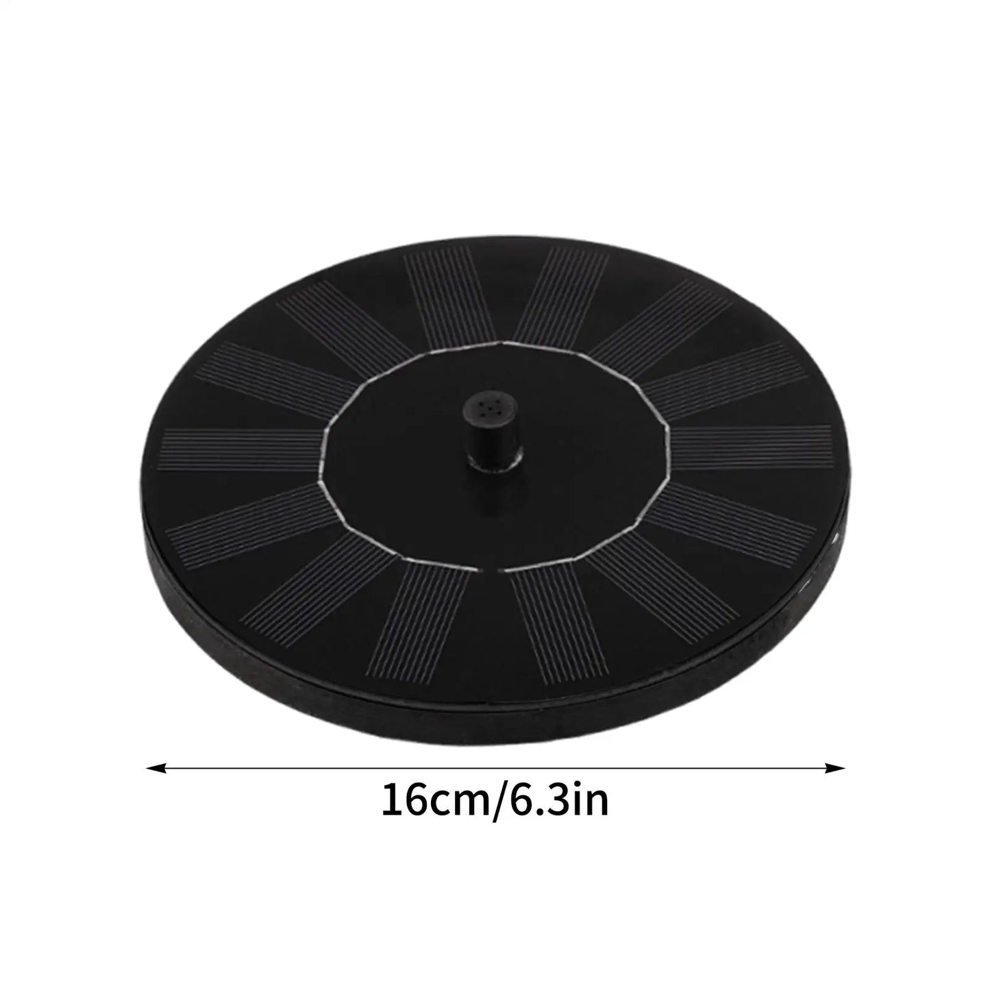 Solar Fountain Pump with 6 Nozzles Outdoor Pond Water Aerator Solar Powered Water Feature for Garden Patio Backyard Lawn Pool Peaceful Pleasures Health and Wellness