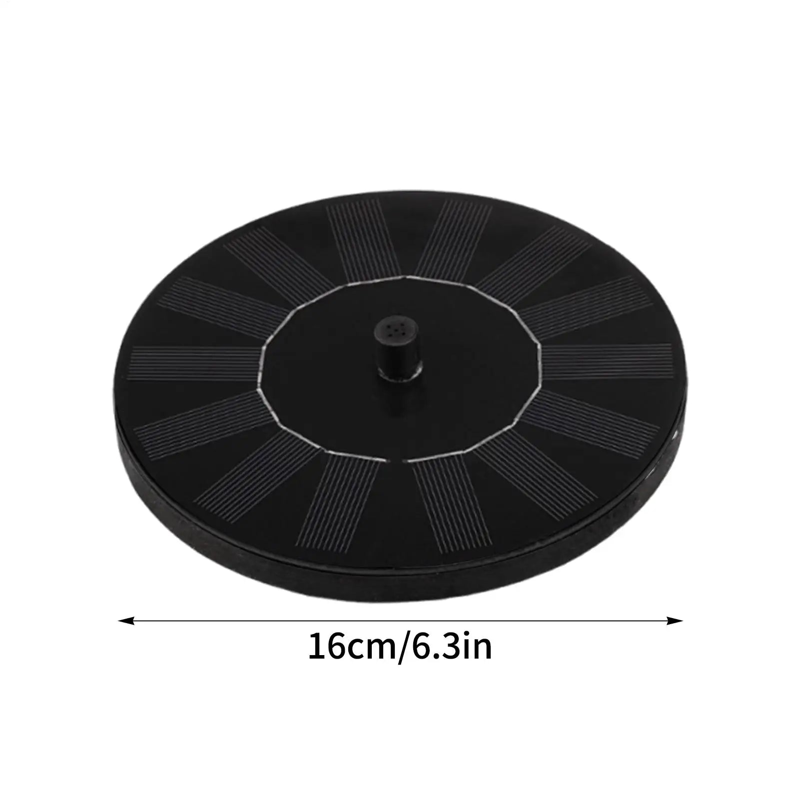 Solar Fountain Pump with 6 Nozzles Outdoor Pond Water Aerator Solar Powered Water Feature for Garden Patio Backyard Lawn Pool Peaceful Pleasures Health and Wellness