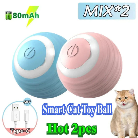 Electric Interactive Cat Ball Toy – Auto 360° Rolling & Spinning Interactive Cat Toy Peaceful Pleasures Health and Wellness