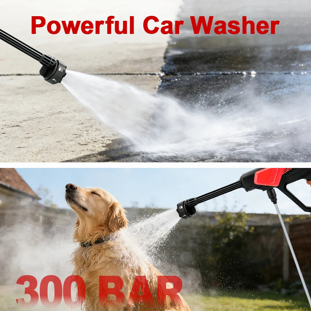 6IN1 High Pressure Electric Water Spray Gun Car Garden Washer Tool Car Wash Gun HomeYard Tool for Makita Battery Pin(NO Battery) Peaceful Pleasures Health and Wellness