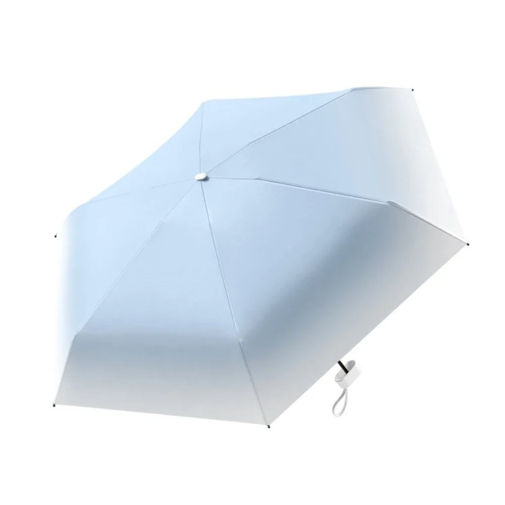 Portable Ultraviolet Protection Pocket Rain Umbrella Ultralight Dual Use Sun Umbrella Wind Resistant Mini Pocket Parasol Outdoor Peaceful Pleasures Health and Wellness