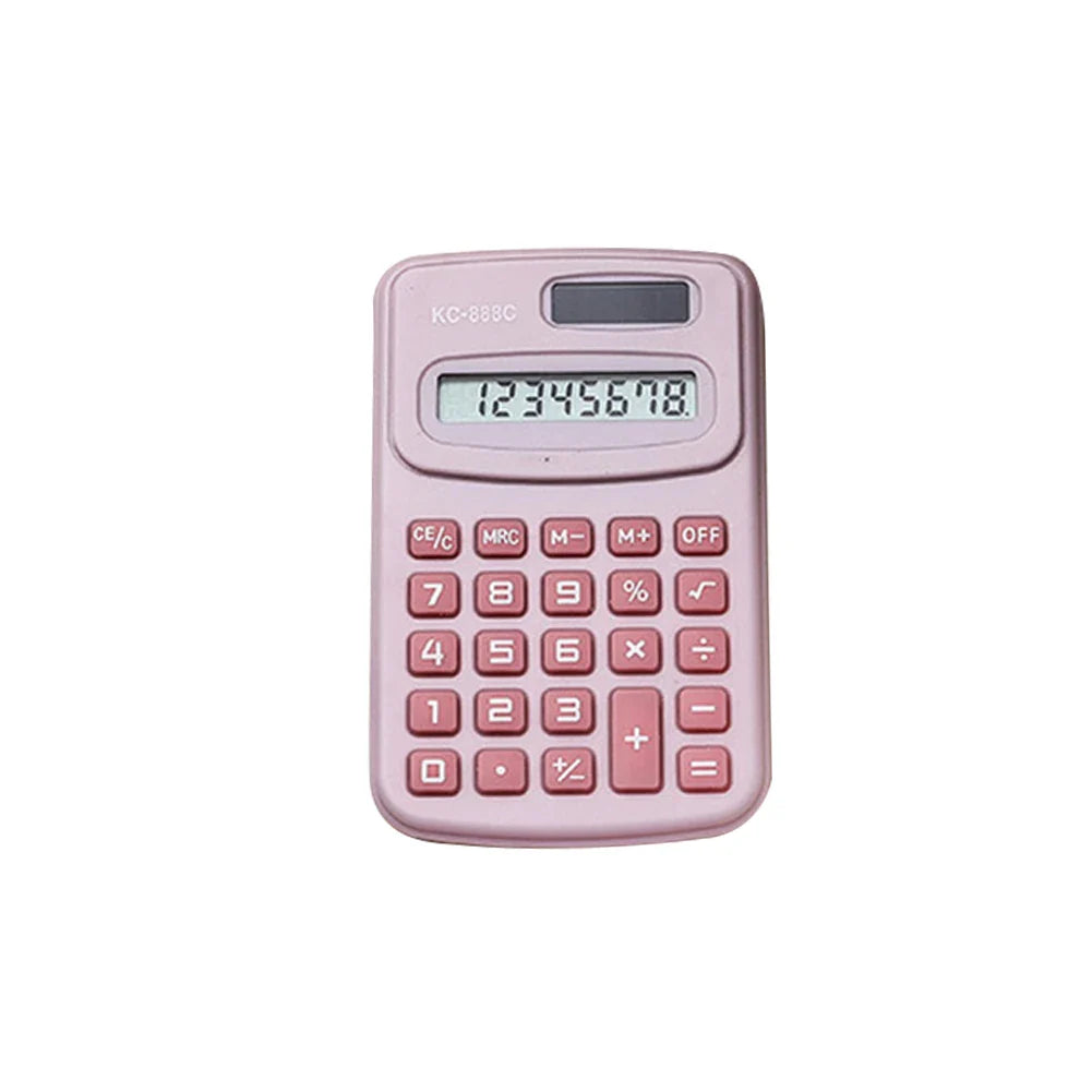 Portable Mini Calculator – 8-Digit LED, Macaron Colors