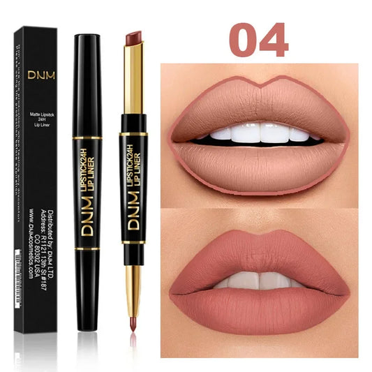 IFANYUO 2-in-1 Lip Liner & Matte Lipstick – 12 Colors Lip Liner Lipstick Peaceful Pleasures Health and Wellness 04