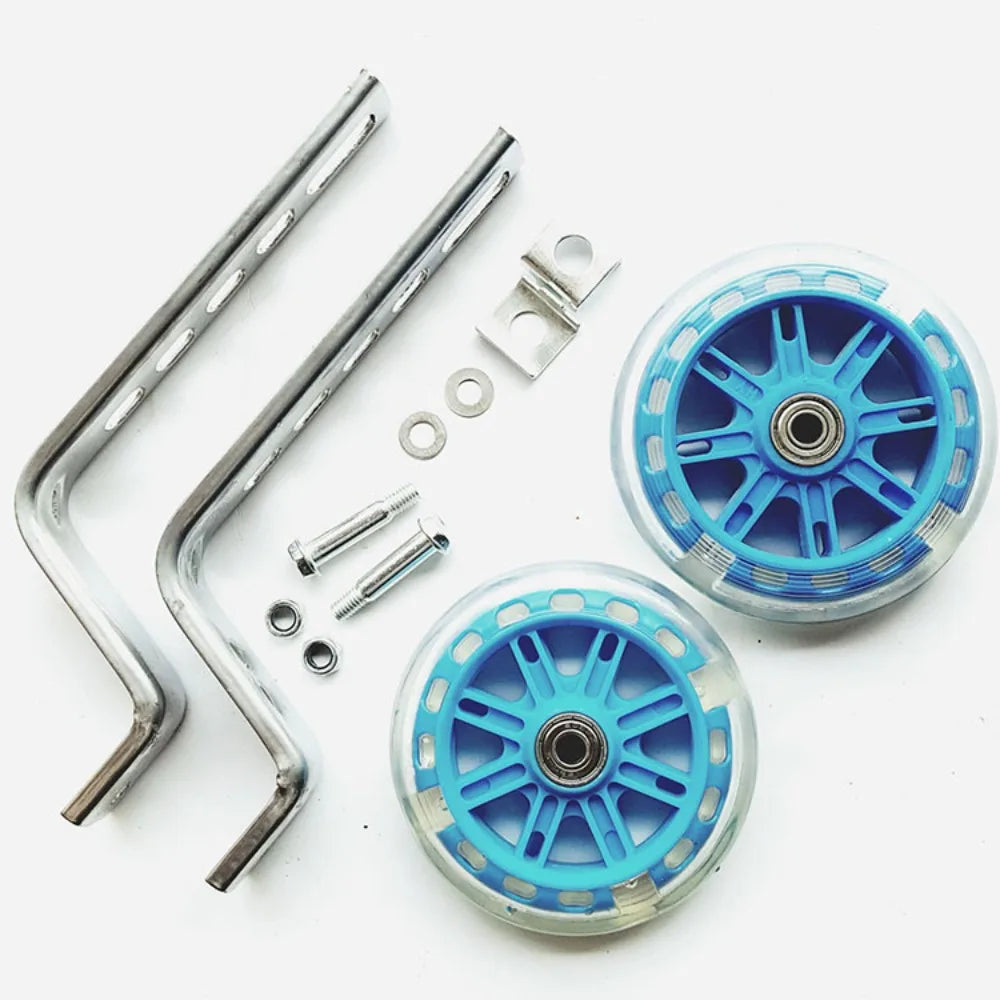 Kids Bike Training Wheels Stabilisers 12–20" Heavy Duty Set