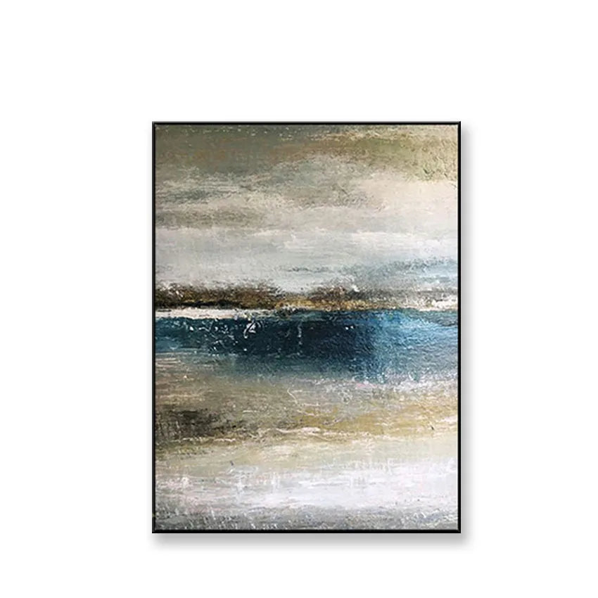 Abstract Art Hand Drawn Canvas Oil Painting Premium Acrylic Hanging Poster Interior Wall Decor Large Size Mural For Living Room Peaceful Pleasures Health and Wellness no frame 1 50cmx60cm