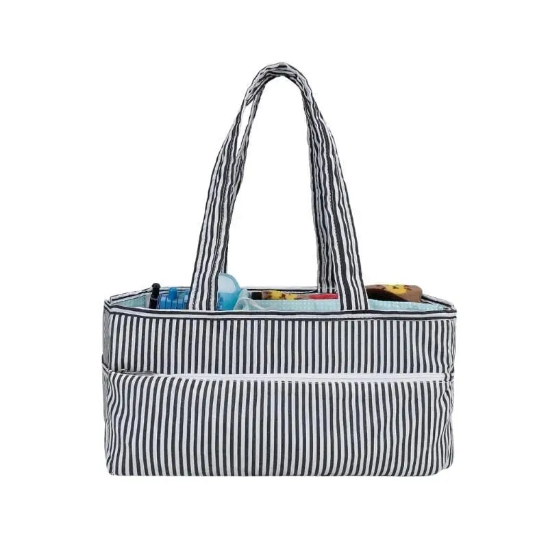 Portable Baby Diaper Storage Bag | Nursery & Travel Organizer