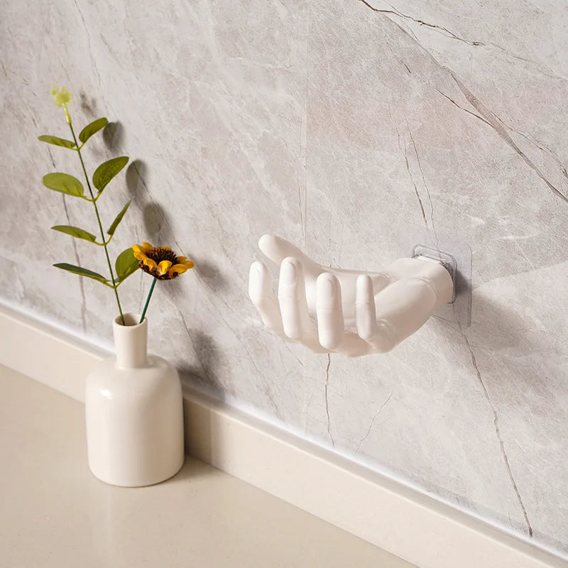 Palm Hand Shaped Wall Hook – No-Drill Decorative Hanger