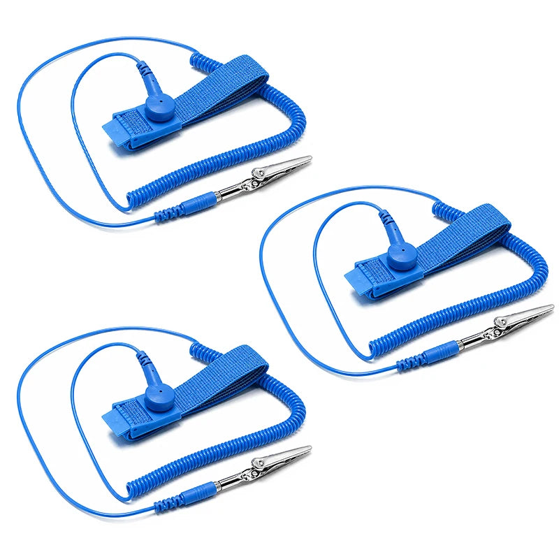 Anti-Static ESD Wrist Strap Grounding Band with Alligator Clip