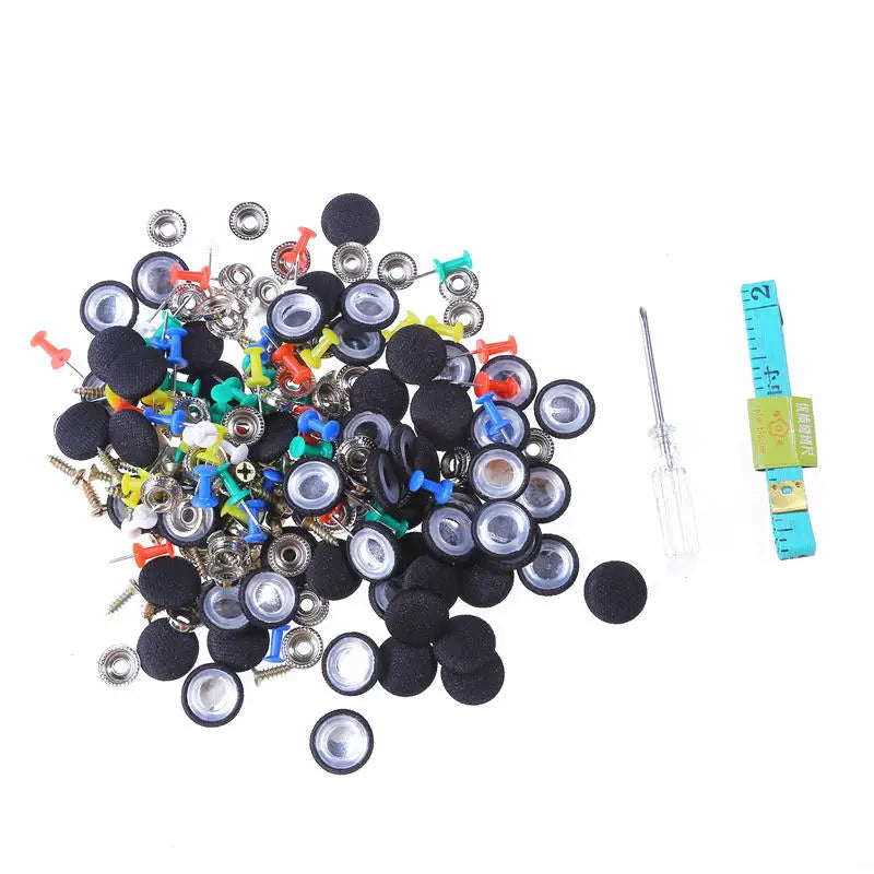 10/30/60pcs Car Roof Buckle Roof Cloth Detachment Repair Special Fixing Buckle Interior Roof Fabric Sagging Fixing Buckle Kit Peaceful Pleasures Health and Wellness 60pcs black