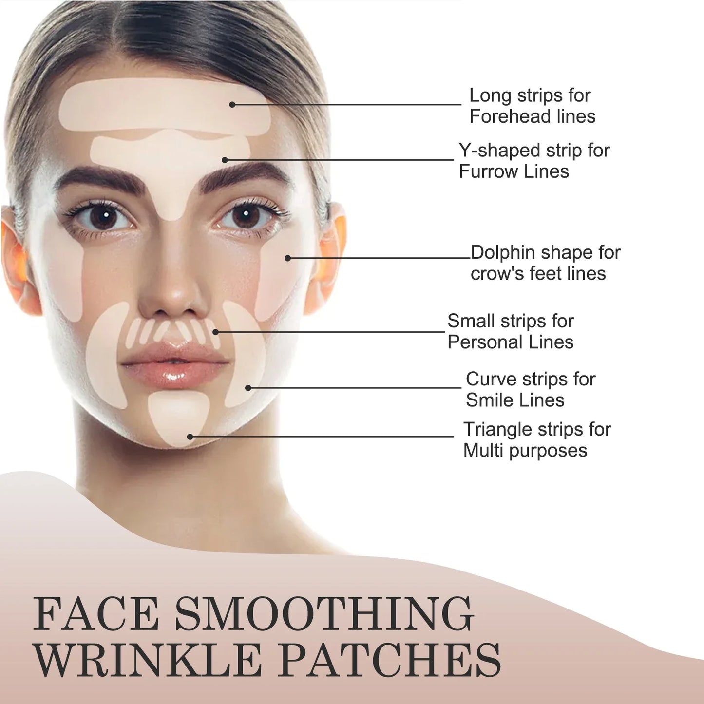 Silicone Anti-Wrinkle Firming Patches – Forehead & Crow's Feet