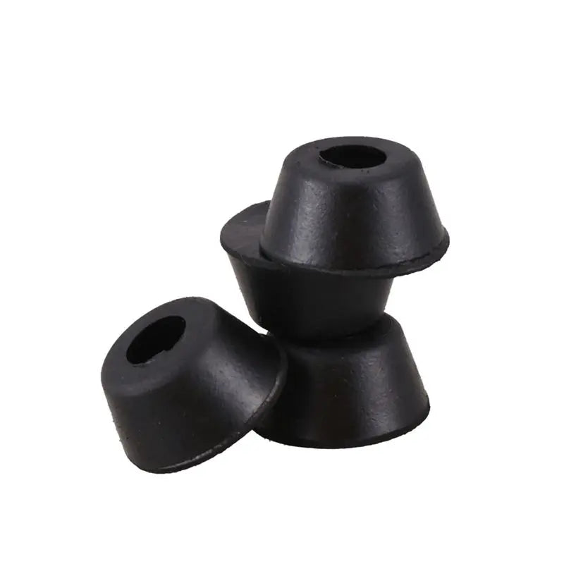 A36T-100 Pcs 21Mm X 10Mm Conical Recessed Rubber Feet Bumpers Pads Black Peaceful Pleasures Health and Wellness