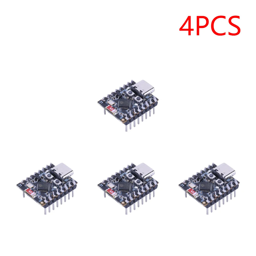 1-10PCS ESP32-C3 Development Board ESP32 C3 SuperMini WiFi Bluetooth-Compatible Board Development Board CORE Board for Arduino Peaceful Pleasures Health and Wellness Welded 4PCS