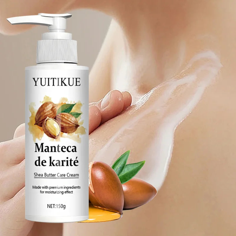 YUITIKUE Shea Butter Body Lotion 150g - Firming & Moisturizing, Non-Greasy Fast Absorption, for Smooth & Soft Skin Peaceful Pleasures Health and Wellness