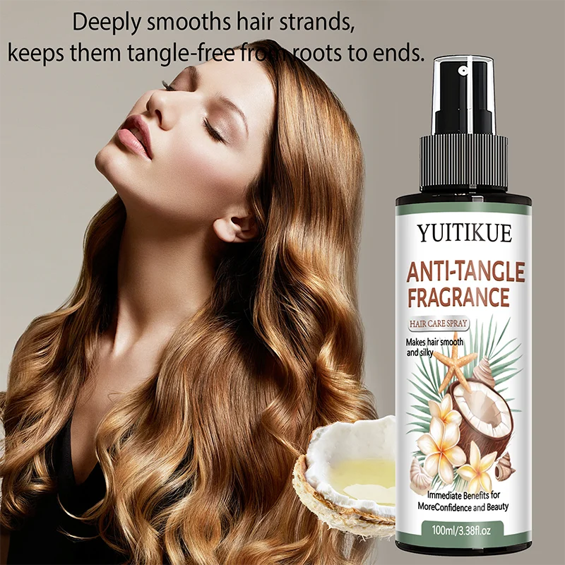 Coconut Argan Oil Hair Spray – Detangle, Moisturize & Shine Leave-In Hair Spray Peaceful Pleasures Health and Wellness