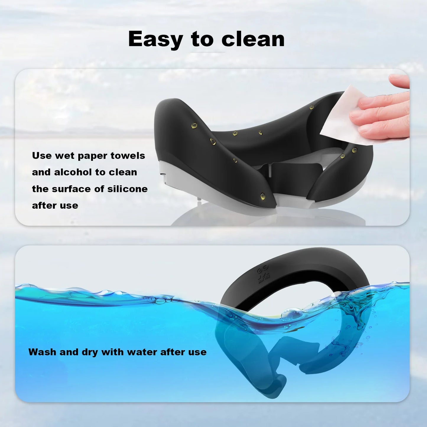 For Pico 4 VR Glasses Replacement Face Interface Protective Cover Sweat-Proof Eye Mask For PICO4 Accessories Silicone Face Cover Peaceful Pleasures Health and Wellness