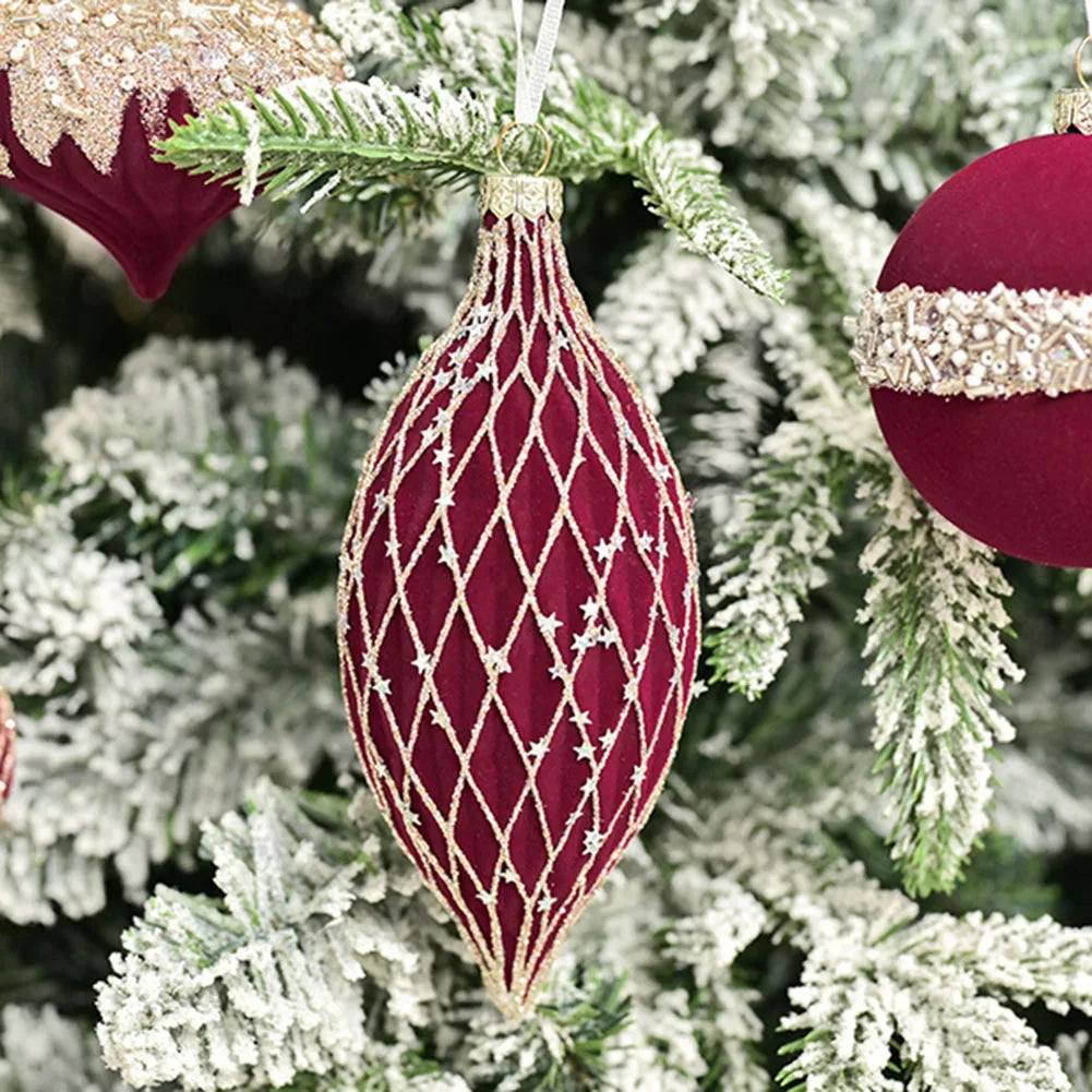 Christmas Ball Ornaments Set of 10 – 8cm PVC Holiday Decor