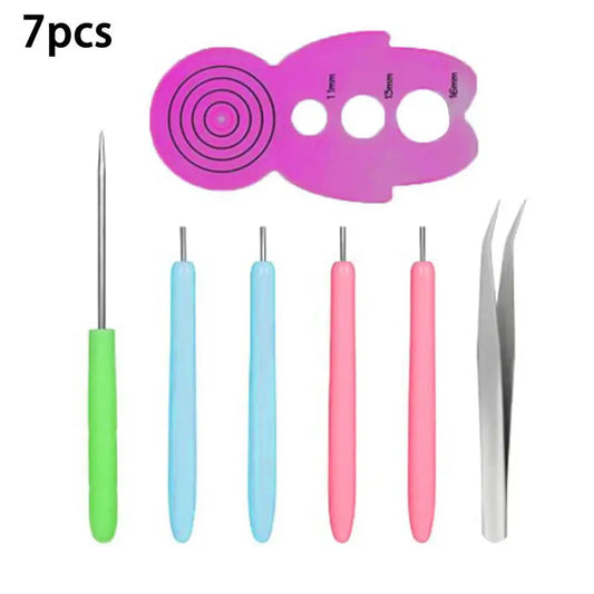 Paper Quilling Tools Kit Sets Art Crafts Scrapbooking Handmade Crafts Paper Decoration Tool Quilling Kits Slotted Needle Tools Peaceful Pleasures Health and Wellness style 4