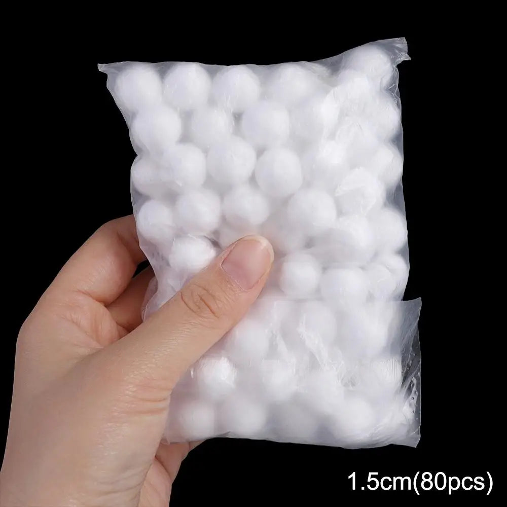 White Polystyrene Foam Balls 80pcs – Christmas Ornaments & DIY