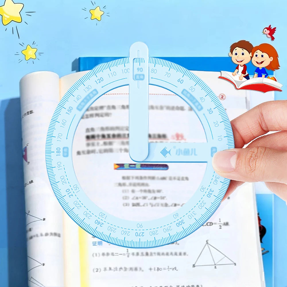 360 Degree Activity Angle Teaching Tool Student Math Protractor