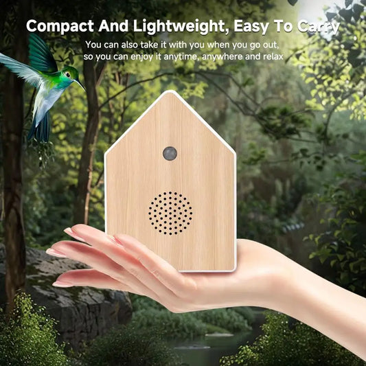 Motion-Activated Chirping Bird Music Box | Nature Sound Speaker Nature Sound Speaker Oasis Select