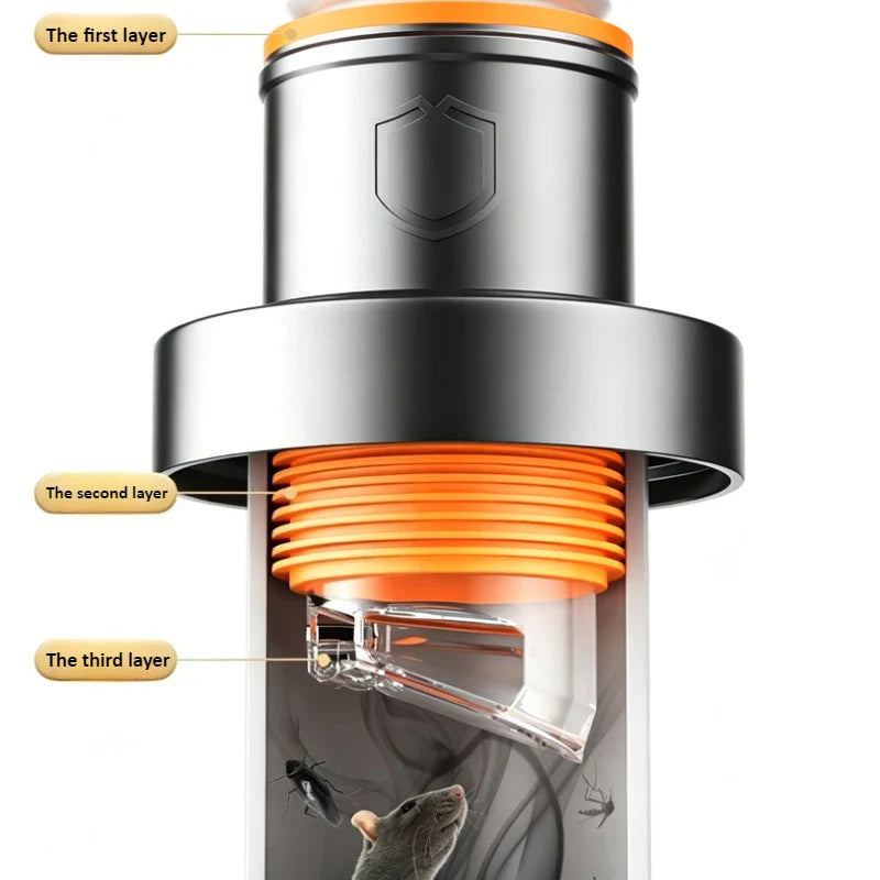 Copper Floor Drain Check Valve – Anti-Odor Sealing Plug