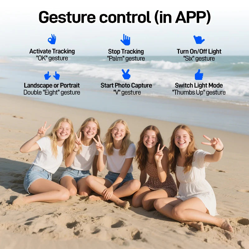 3-Axis Smartphone Gimbal – AI Face Tracking & Bluetooth Remote Peaceful Pleasures Health and Wellness