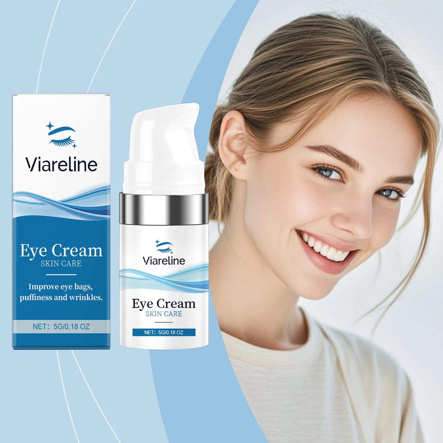Viareline Firming Eye Serum – Dark Circles & Fine Lines
