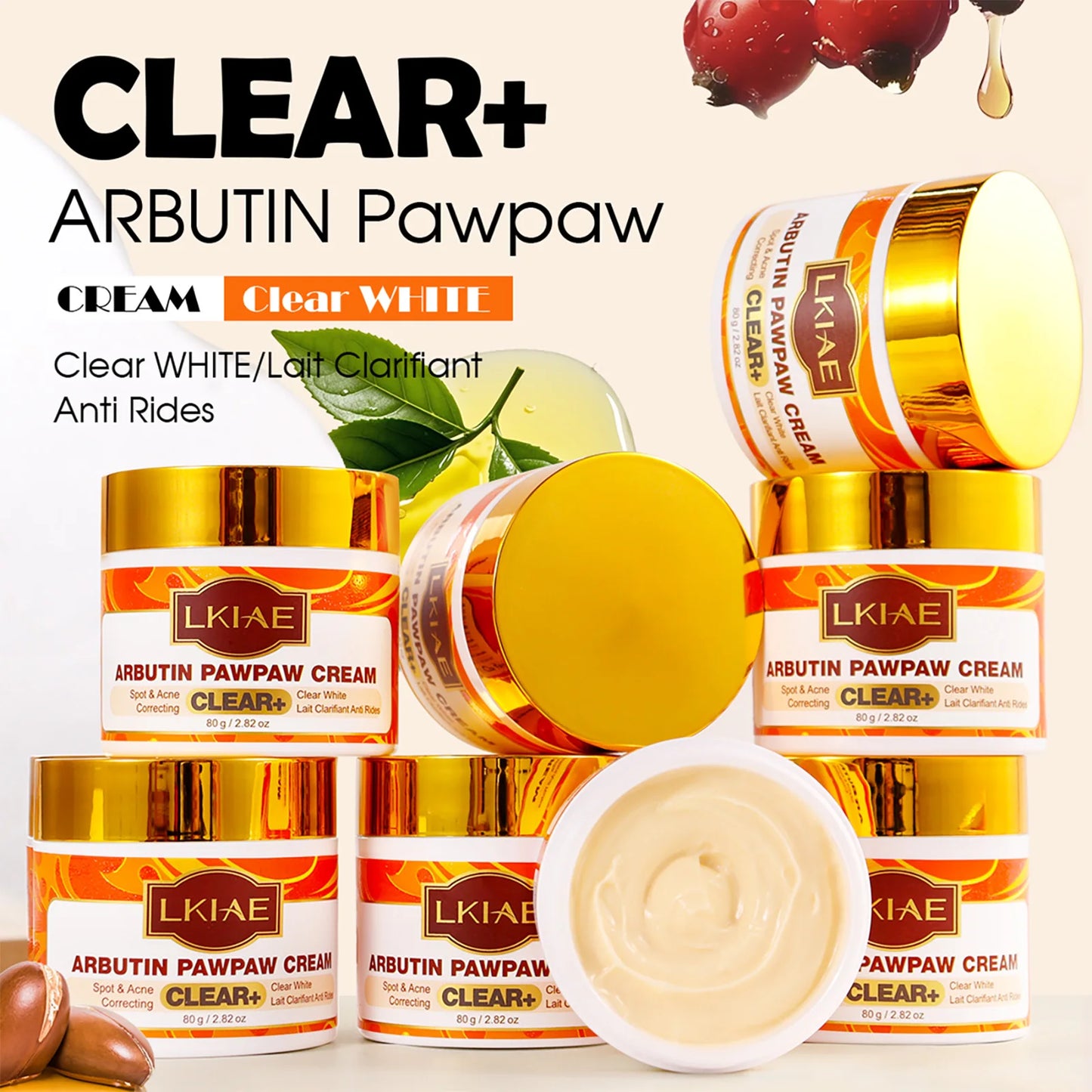 AILKE Arbutin Pawpaw Brightening Face Cream – Dark Spot, 80ml