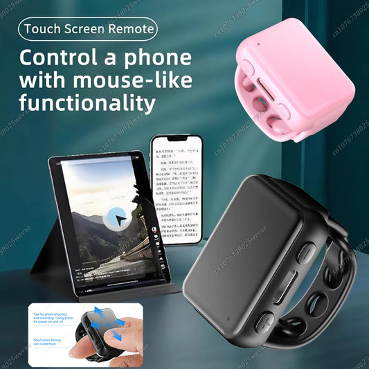 Bluetooth Fingertip Ring Remote – Scroll, Selfie & Page Turner Bluetooth Ring Remote Peaceful Pleasures Health and Wellness