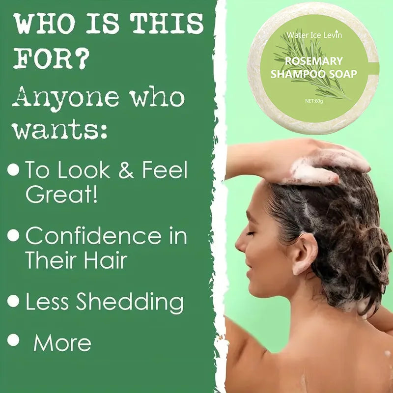 Rosemary Shampoo Bar – Hair Growth, Oil Control & Moisture