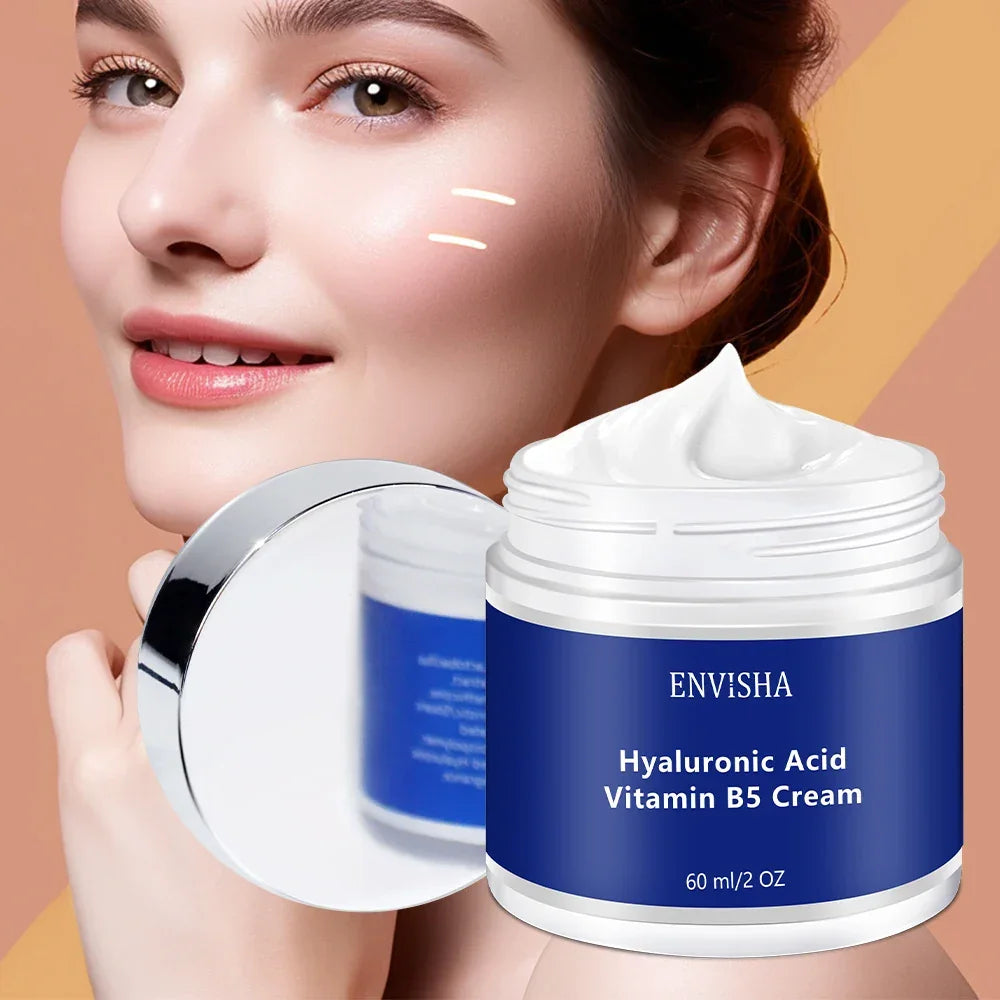 ENVISHA Face Cream – Hyaluronic Acid & Vitamin B5 60ml Face Cream Peaceful Pleasures Health and Wellness