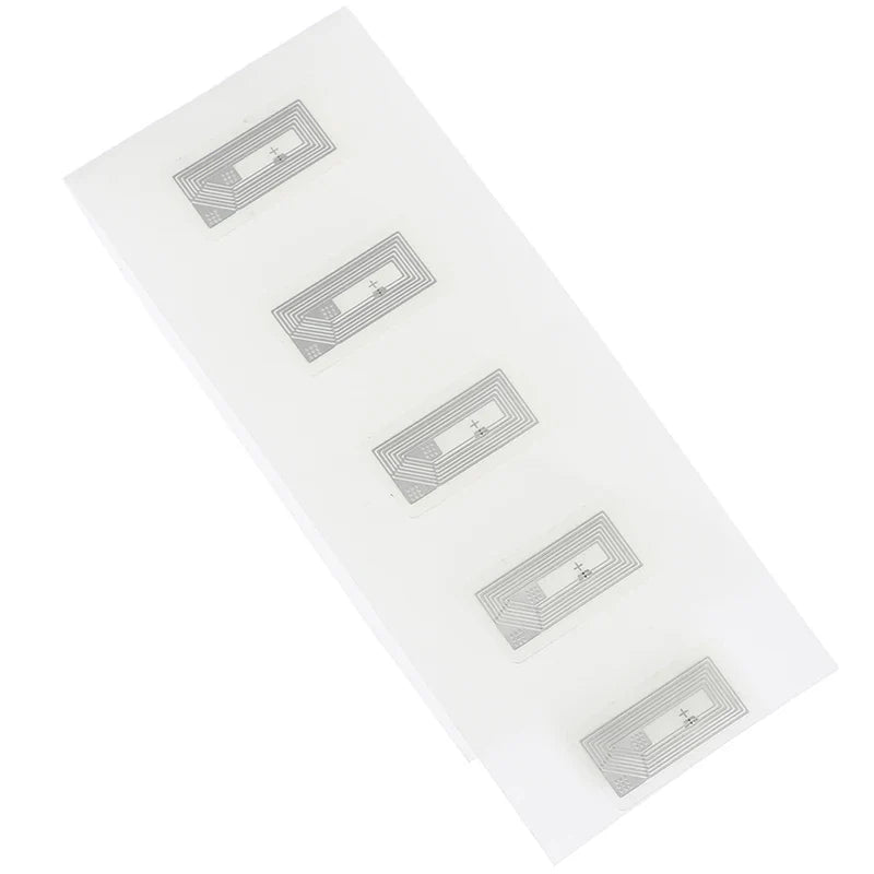 100-Pack NFC NTAG213 Sticker Tags 13.56MHz RFID Wet Inlay