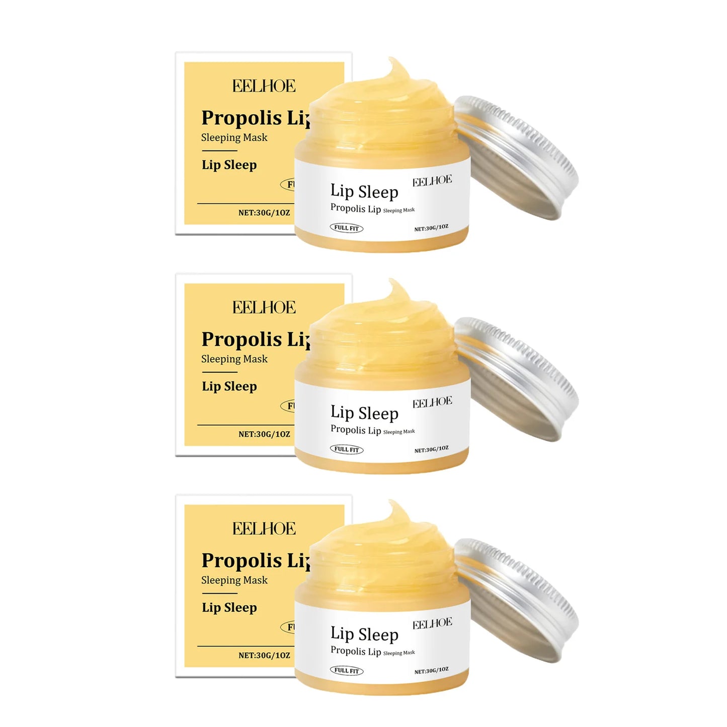Propolis Lip Sleeping Mask – Hydrate, Exfoliate & Repair Lips