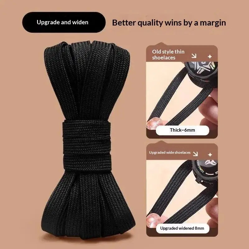 No-Tie Shoe Locks | Rotating Buckles for Thick Laces – 1 Pair