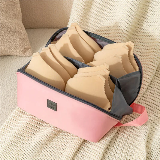 3-in-1 Travel Organizer Bag for Underwear, Bras & Socks Travel Organizer Bag Peaceful Pleasures Health and Wellness