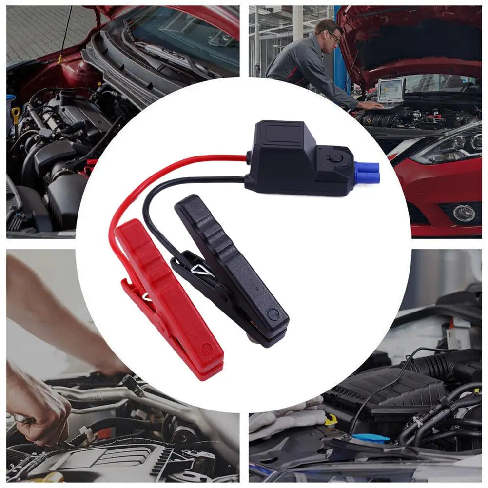 Auto Truck Emergency Jump Starter with 500A Clamps Peaceful Pleasures Health and Wellness