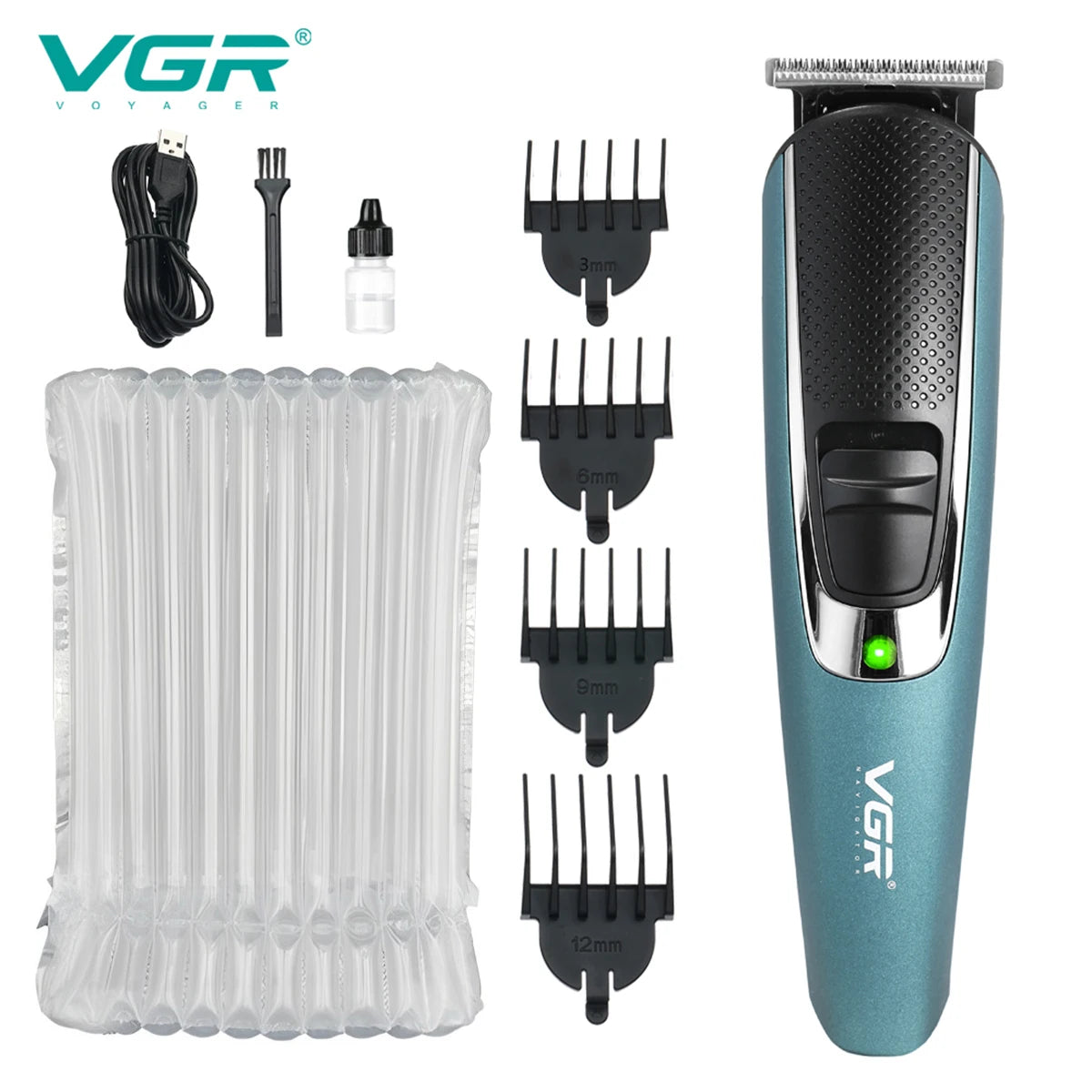 VGR 176 foreign trade oil head engraving scissors bald hair barber magic razor electric fader electric hair clipper cross-border Peaceful Pleasures Health and Wellness 176 NO box