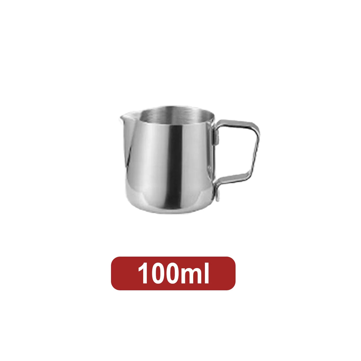 Leeseph Stainless Steel Milk Frothing Pitcher with Drip Resistant Spout, Latte Art Pitcher for Cappuccino Espresso Barista&Home Peaceful Pleasures Health and Wellness 100ML