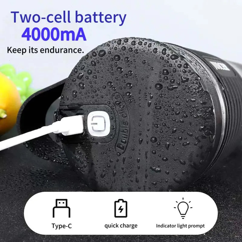 Portable Hand Blender with 6 Blades, Variable Speed Control Immersion Mixer for Smoothies & Juices, Home Kitchen Use Peaceful Pleasures Health and Wellness