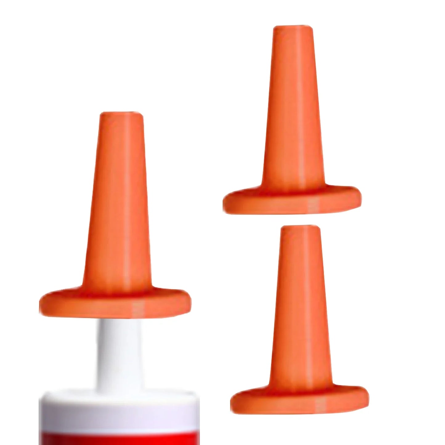3-Pack Reusable Caulk Nozzle Caps – Airtight Drip-Free Seal