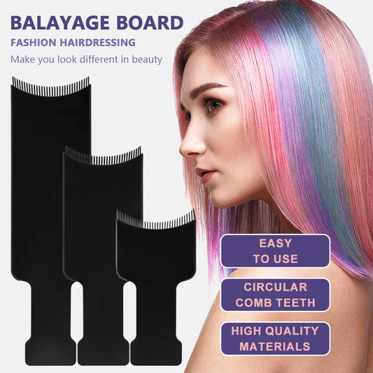 Barber Hair Dyeing Board with Care Comb - Hair Highlighting and Treatment Tool for Effortless Application and Precise Coloring Peaceful Pleasures Health and Wellness