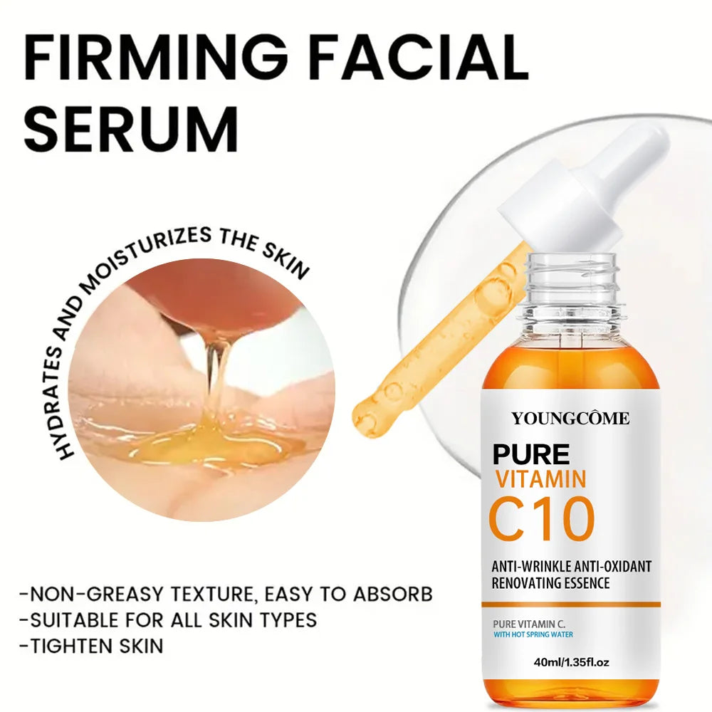 YOUNGCOME Vitamin C10 & Retinol Brightening Face Serum Brightening Face Serum Peaceful Pleasures Health and Wellness