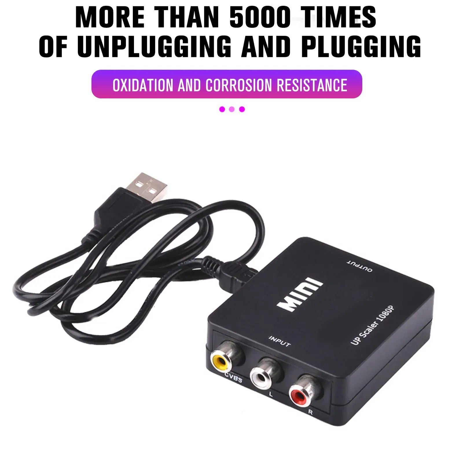 HD AV to HDMI Converter for NTSC and PAL Outputs Peaceful Pleasures Health and Wellness