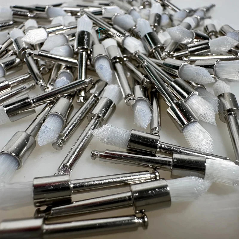 100pc Disposable Dental Prophy Polishing Brushes Latch Type