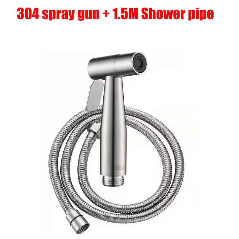 Handheld Bidet Sprayer | 304 Stainless Steel Dual Control Valve